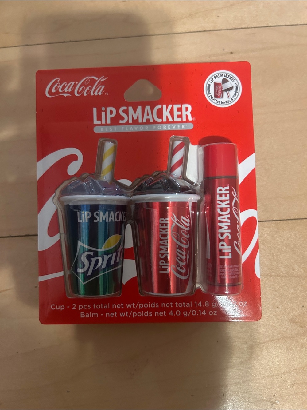 Lip Smacker Coca-Cola & Sprite Cup Lip Balm Set - Red